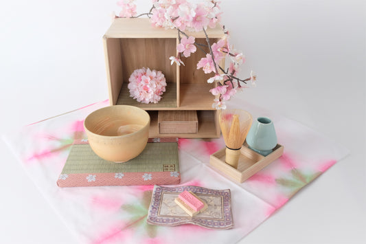 「旅する茶室」桜 公式サイトでも販売スタート (限定数) - 5分で完結する体験型ストレスケアMatcha Meditation~美心LAB公式サイト