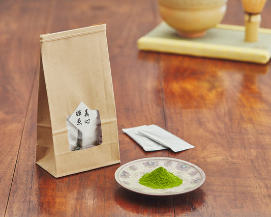 はじめての方でも使いやすいスティックタイプのお抹茶 - 5分で完結する体験型ストレスケアMatcha Meditation~美心LAB公式サイト